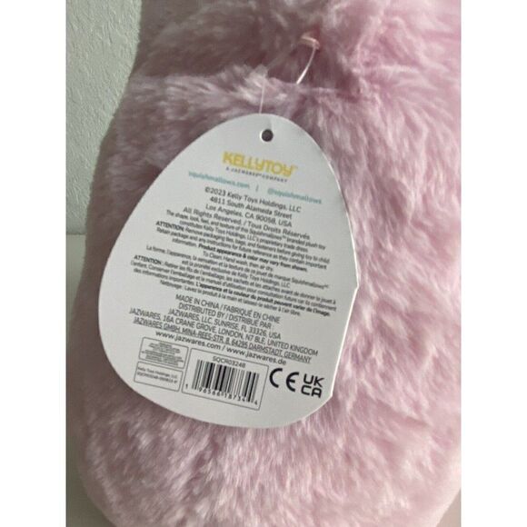 Squishmallows FUZZAMALLOW CELENIA The Pink Cat 12" Soft Plush NEW - Picture 4 of 12